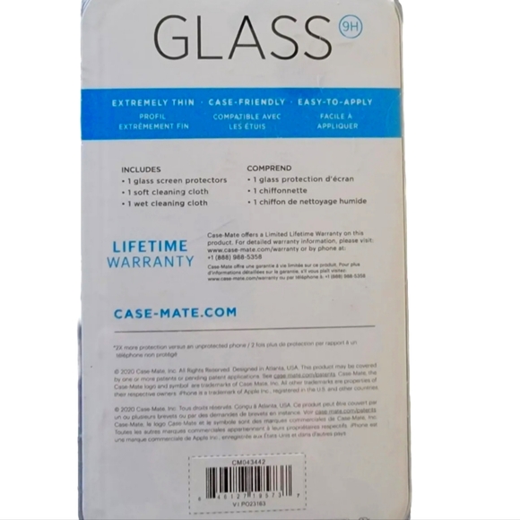 Case-Mate Glass Screen Protector for Apple iPhone 12 Pro Max - Picture 2 of 2